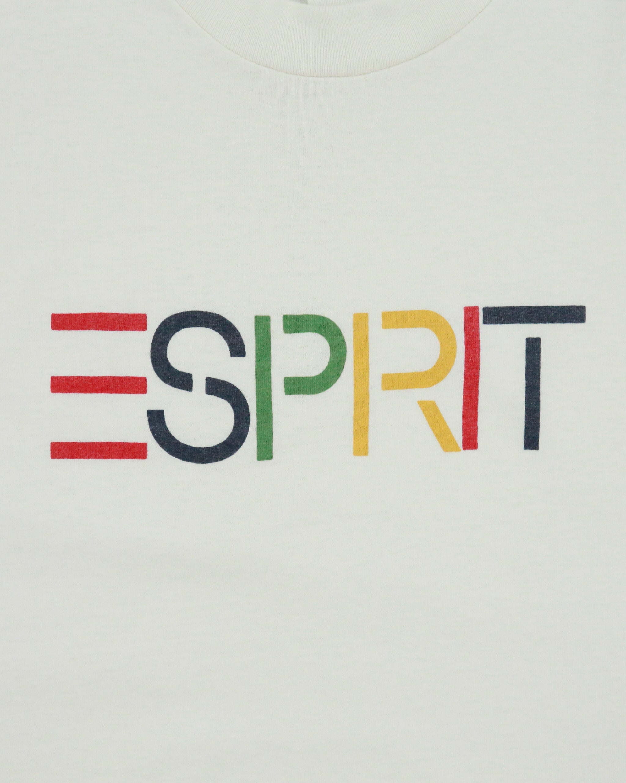 Vintage 1990s Esprit Heavyweight Logo Single Stitch Made In USA Crewneck T-Shirt - XL