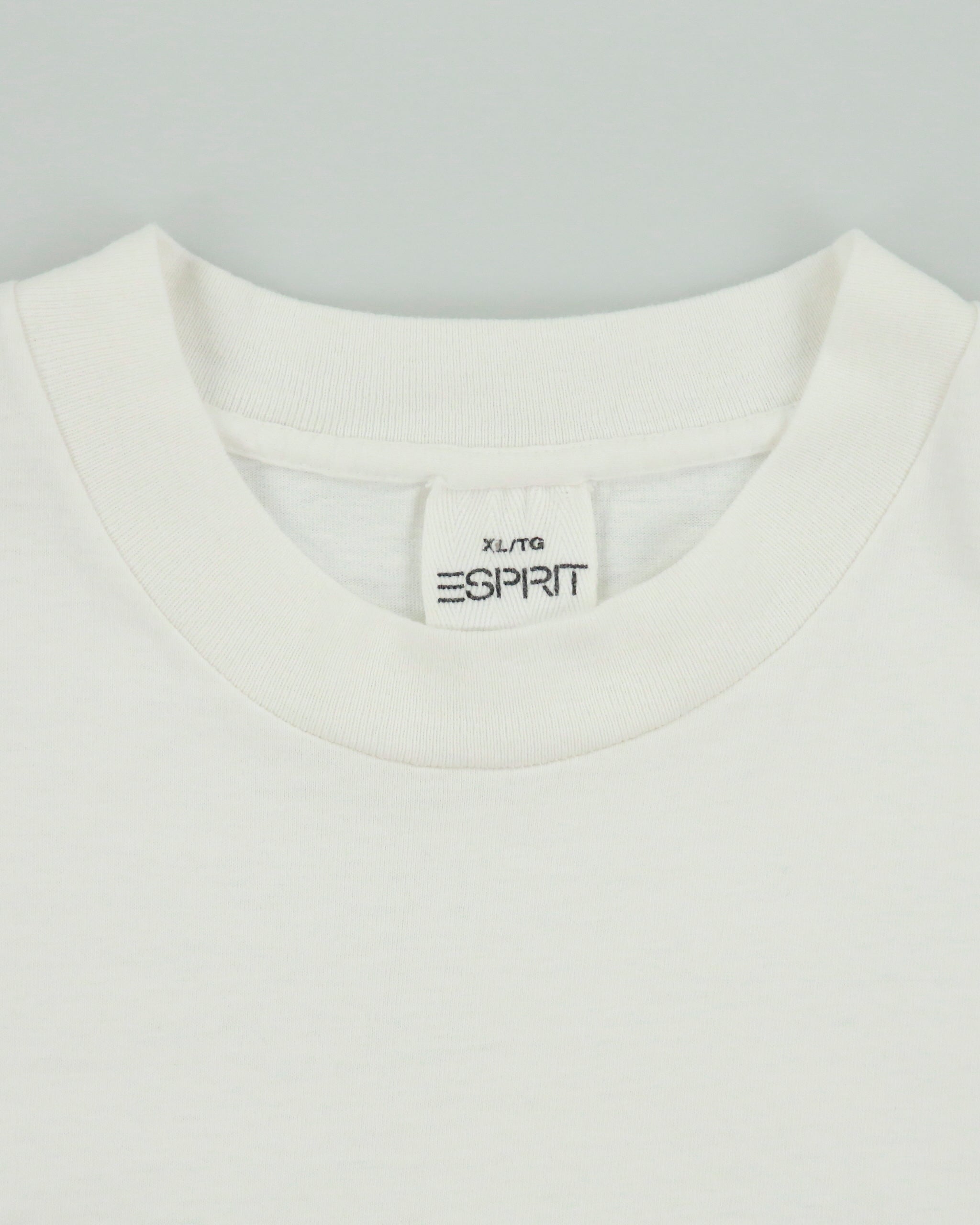 Vintage 1990s Esprit Heavyweight Logo Single Stitch Made In USA Crewneck T-Shirt - XL