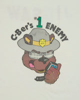 Vintage 1990s Holoubek Studios CBer Radio Heavyweight Single Stitch Made In USA Crewneck T-Shirt - L