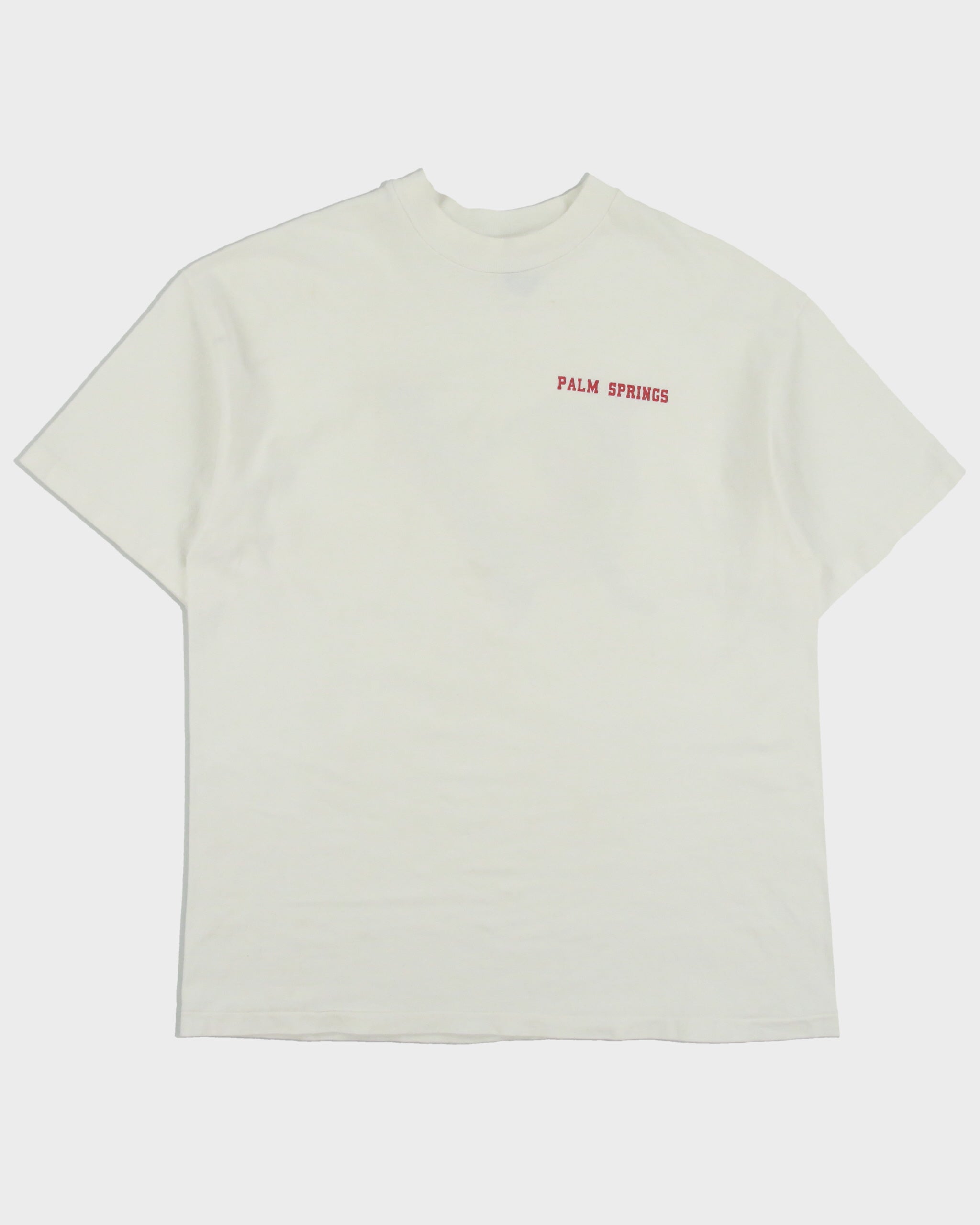 Vintage 1996 Palm Springs Las Casuelas Heavyweight Hanes Beefy Single Stitch Made In USA Crewneck T-Shirt - L
