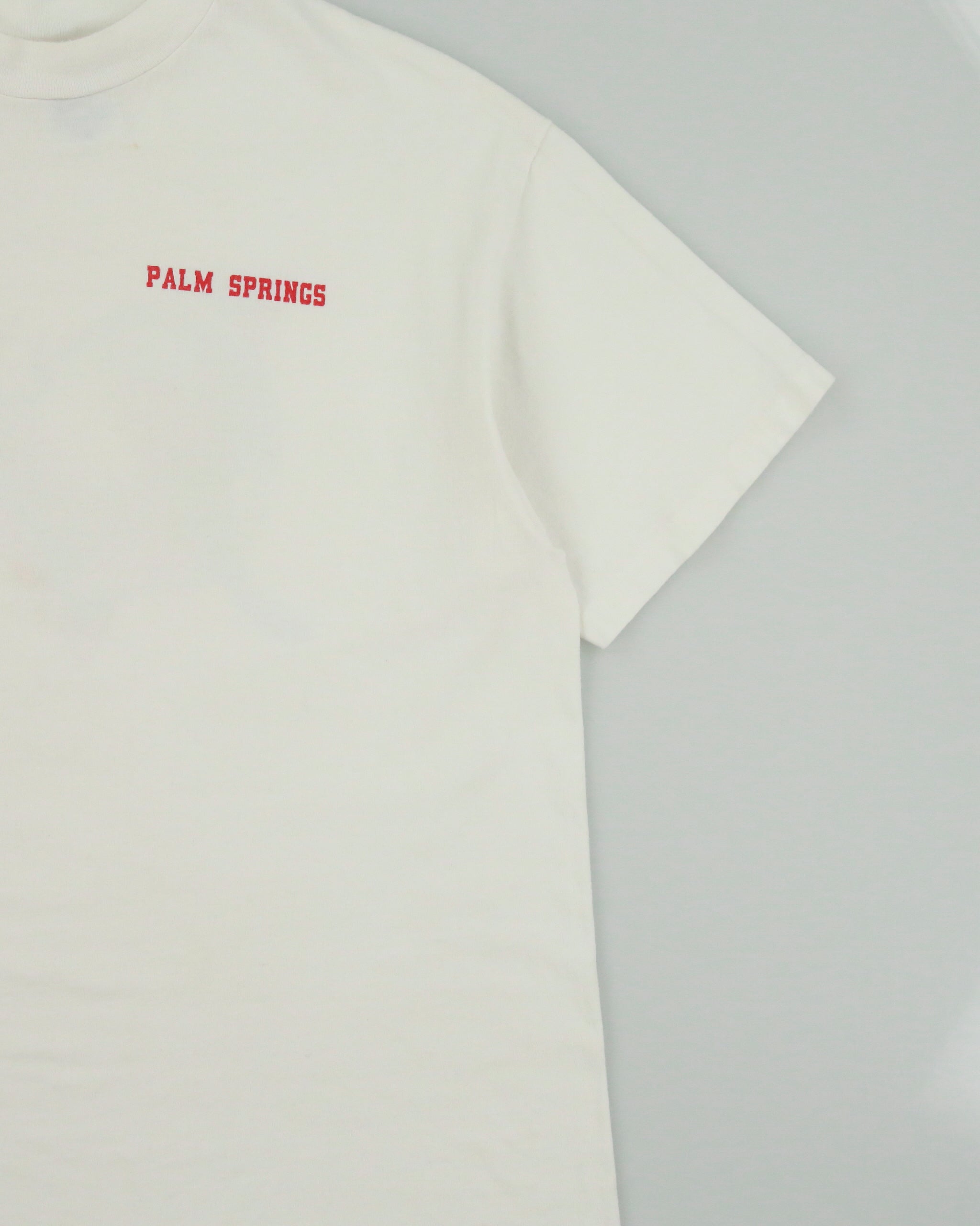 Vintage 1996 Palm Springs Las Casuelas Heavyweight Hanes Beefy Single Stitch Made In USA Crewneck T-Shirt - L