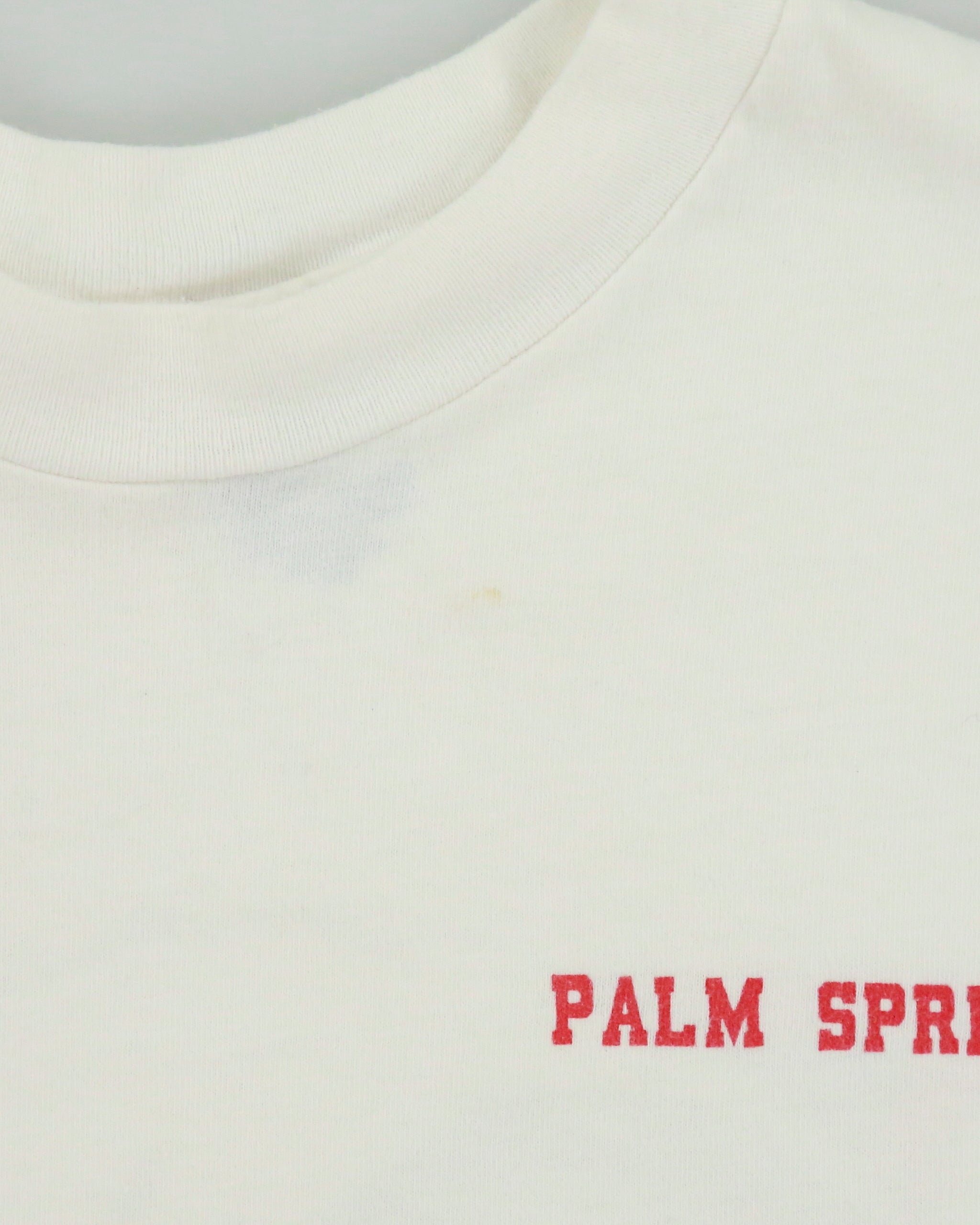 Vintage 1996 Palm Springs Las Casuelas Heavyweight Hanes Beefy Single Stitch Made In USA Crewneck T-Shirt - L