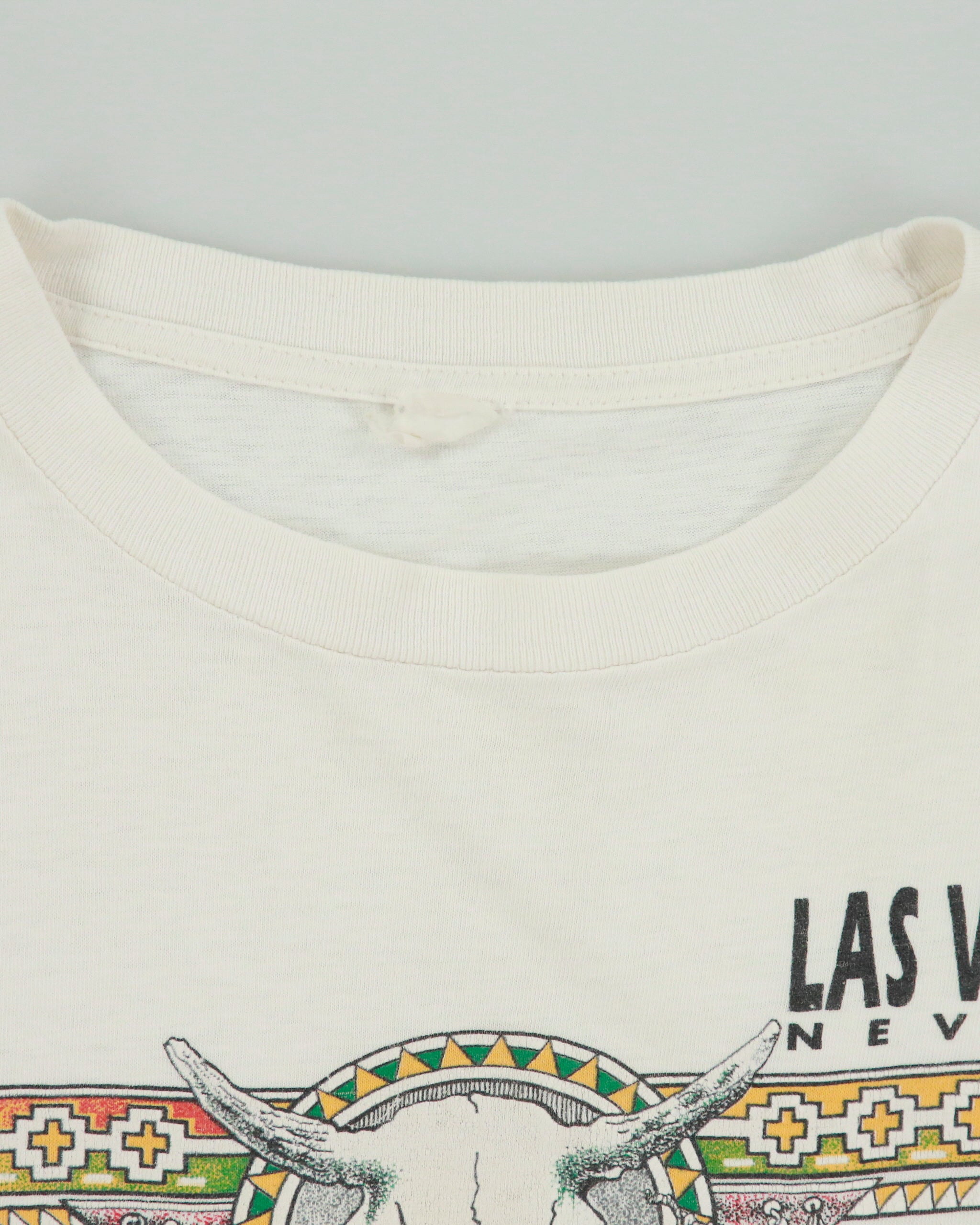 Vintage 1990s Las Vegas Nevada Graphic Boxy Crewneck T-Shirt - L