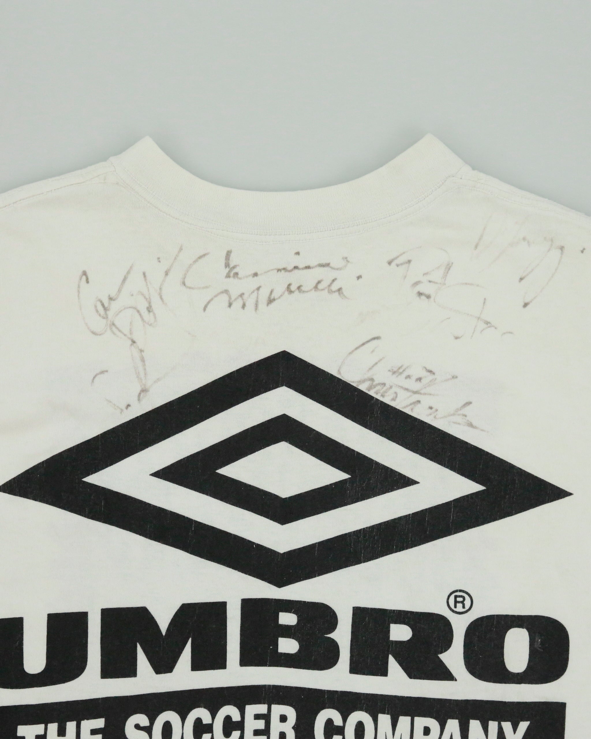 Vintage 1992 Umbro Soccer Camp Heavyweight Single Stitch Made In USA Crewneck T-Shirt - S