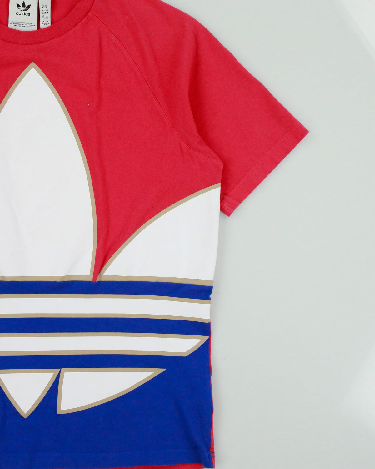 Adidas Originals BG Trefoil Heavyweight Boxy Crewneck T-Shirt - M