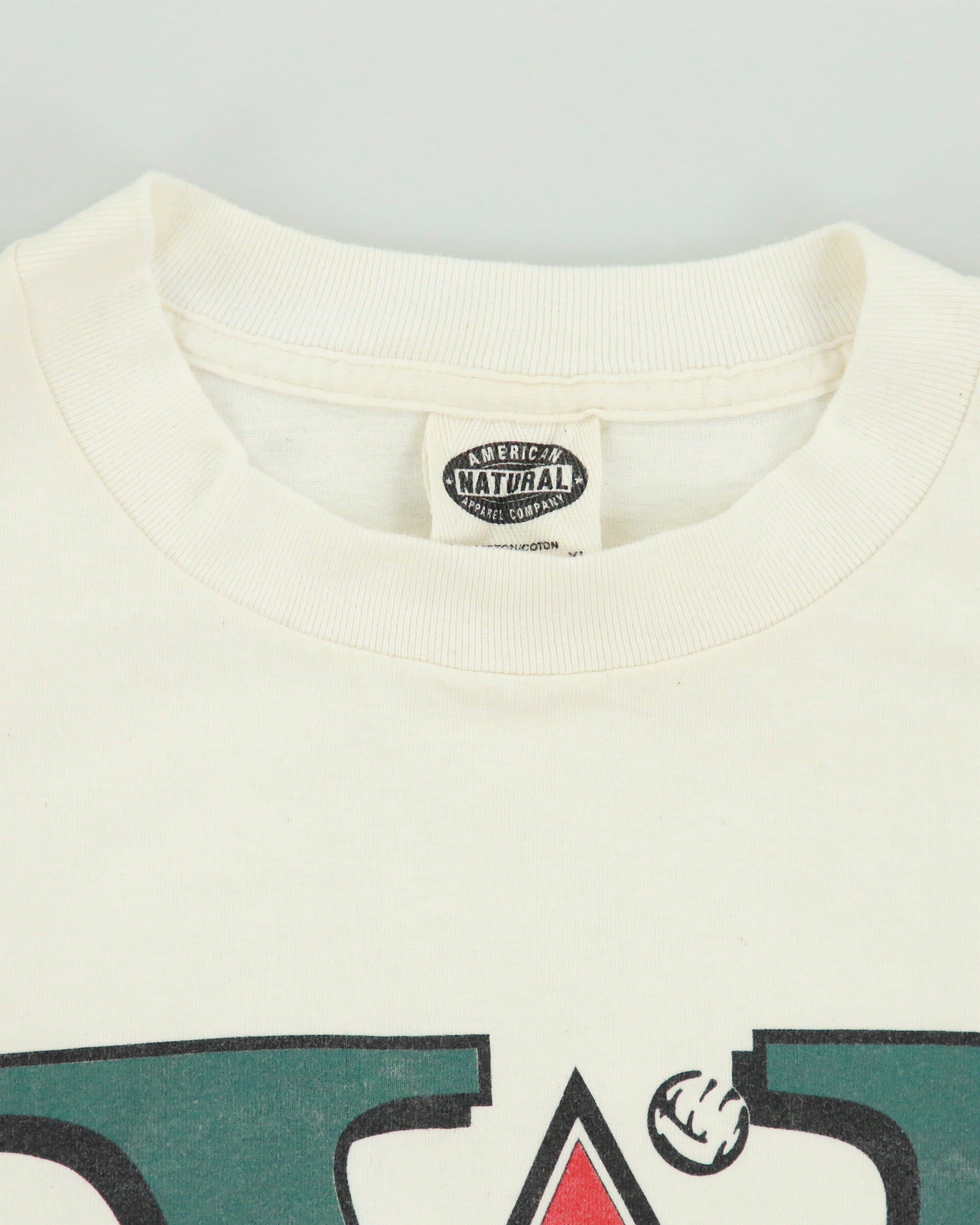 Vintage 1993 BCVA National Championships Heavyweight American Natural Single Stitch Made In USA Crewneck T-Shirt - XL