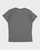 Vintage Y2K 00s Parasuco Grey Khaki Heavyweight Logo Crewneck T-Shirt - M
