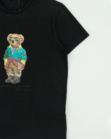 Vintage Polo Bear Ralph Lauren Outdoors Bear Heavyweight Single Stitch Crewneck T-Shirt - M