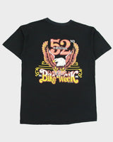 Vintage 1993 Daytona Beach Florida Bike Week Heavyweight Single Stitch Made In USA Crewneck T-Shirt - L
