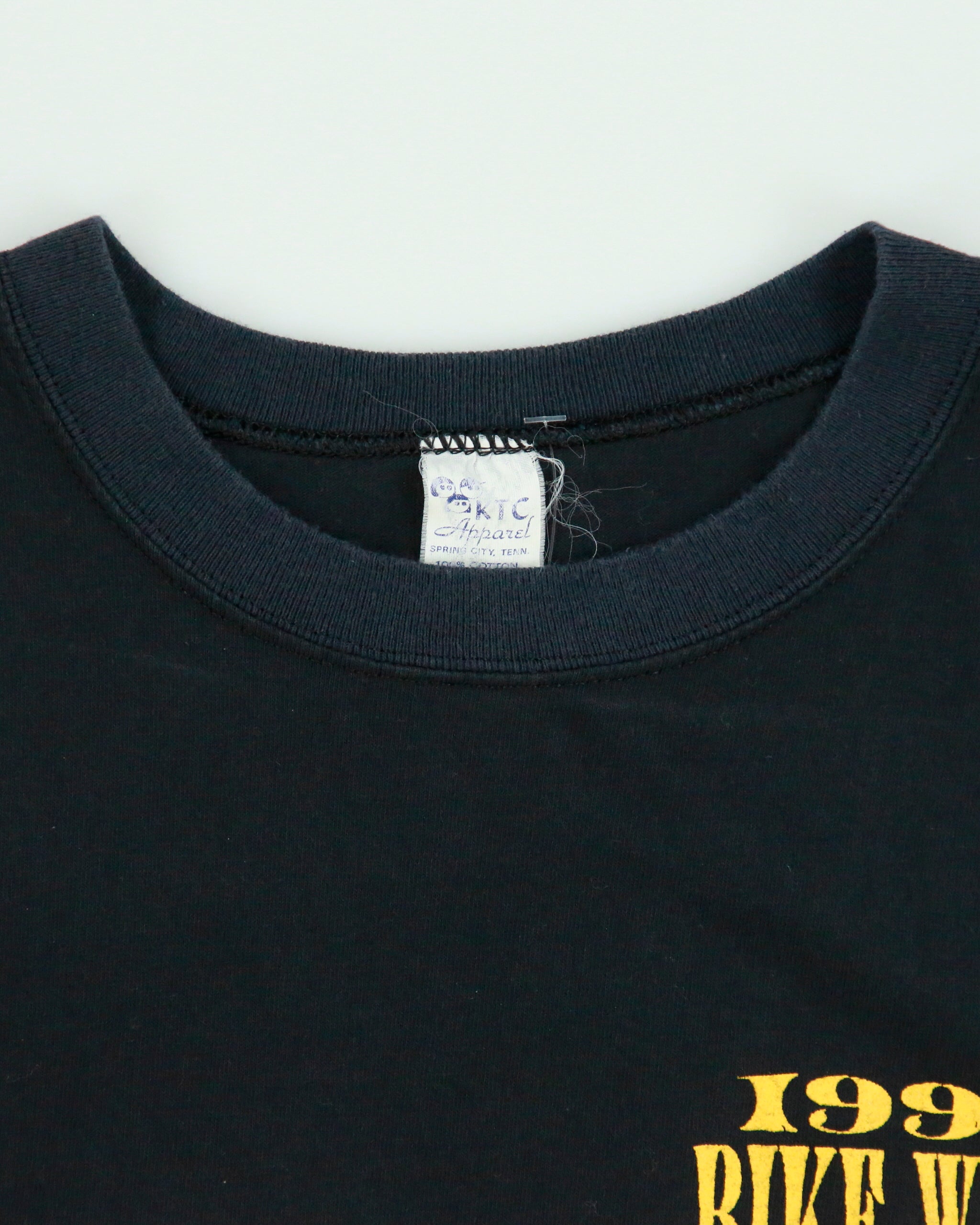 Vintage 1993 Daytona Beach Florida Bike Week Heavyweight Single Stitch Made In USA Crewneck T-Shirt - L