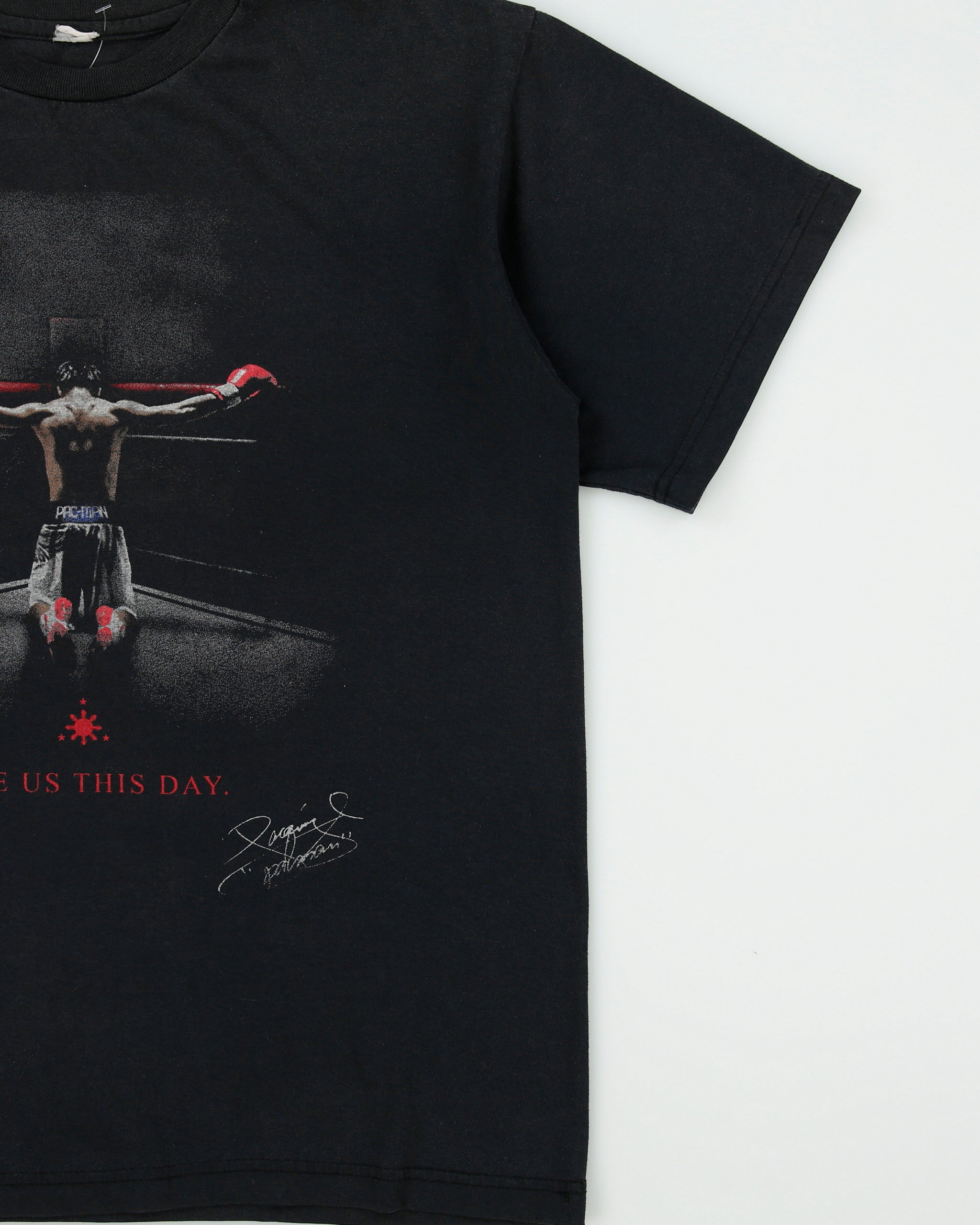 Vintage 2008 Y2K Manny Pacquiao Give Us This Day Heavyweight Crewneck T-Shirt - M