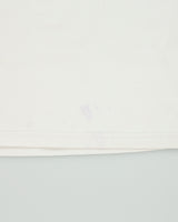 Vintage Stussy Worldwide Box Logo Distressed Heavyweight Crewneck T-Shirt - S