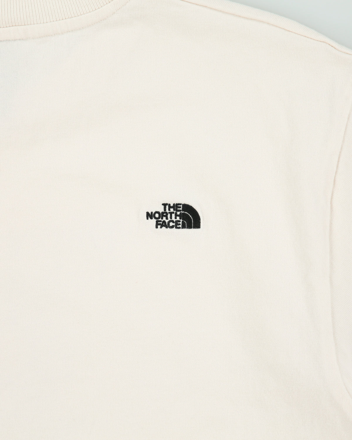 The North Face Cream Disconnect To Reconnect Oversized Ultra Heavyweight Crewneck T-Shirt - XS