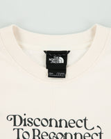 The North Face Cream Disconnect To Reconnect Oversized Ultra Heavyweight Crewneck T-Shirt - XS