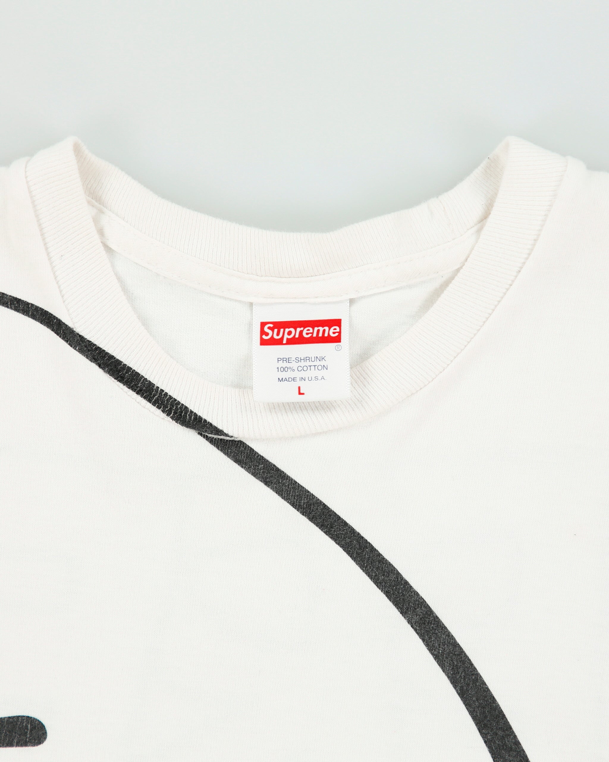 FW20 Supreme x Smurfs Heavyweight Made In USA Crewneck T-Shirt - L