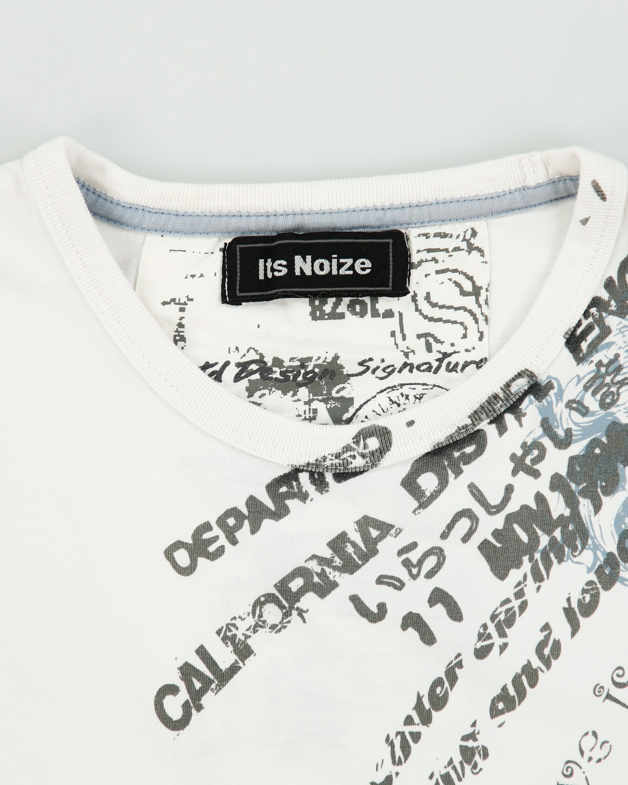 Vintage Y2K 00s Its Noize Heavyweight Long Sleeve Crewneck T-Shirt - M