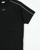 Vintage Y2K 00s Nike Centre Swoosh Crewneck Tape T-Shirt - S