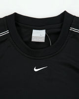 Vintage Y2K 00s Nike Centre Swoosh Crewneck Tape T-Shirt - S
