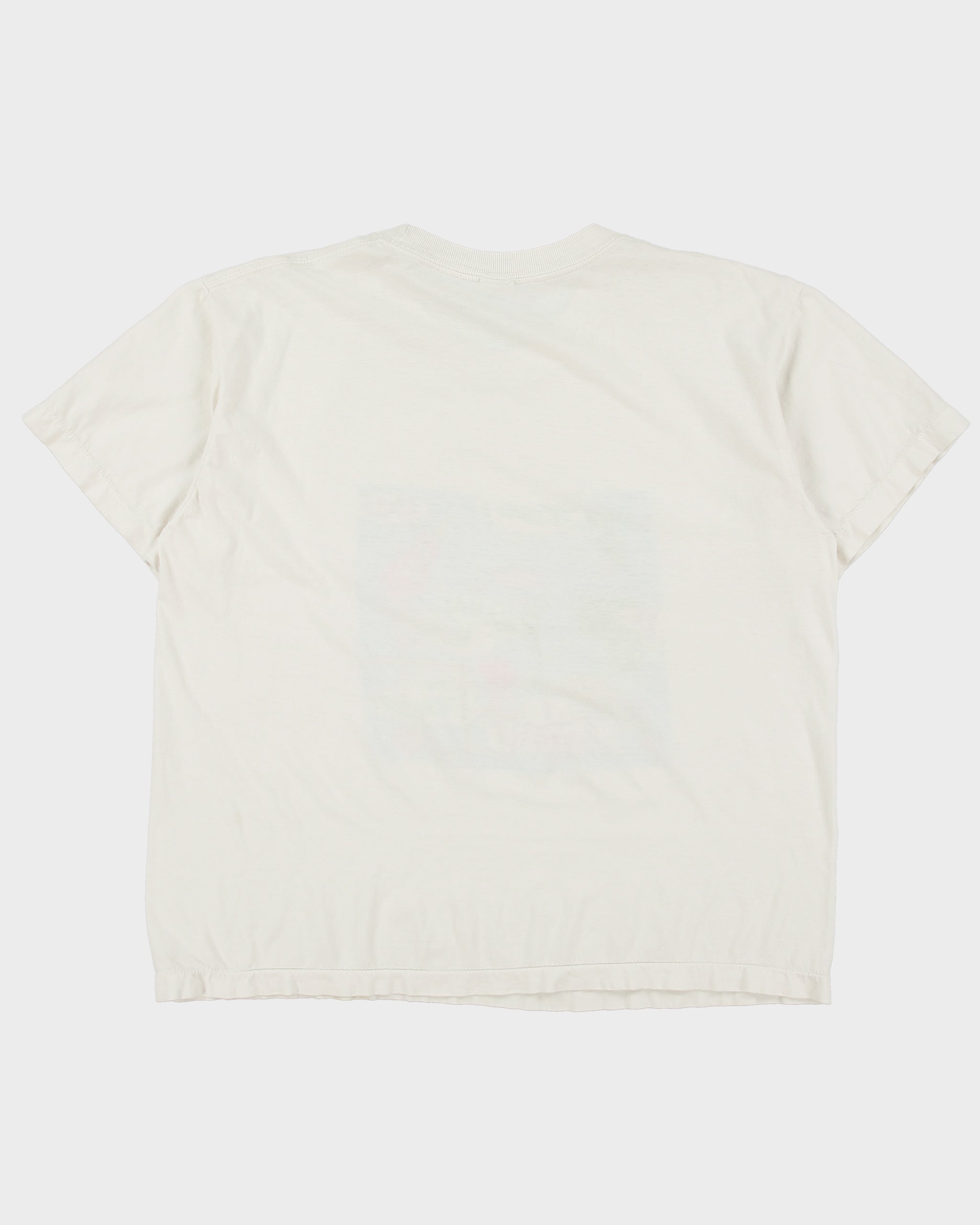 Vintage 1990s Make The World Go Pump Heavyweight Single Stitch Boxy Crewneck T-Shirt - M
