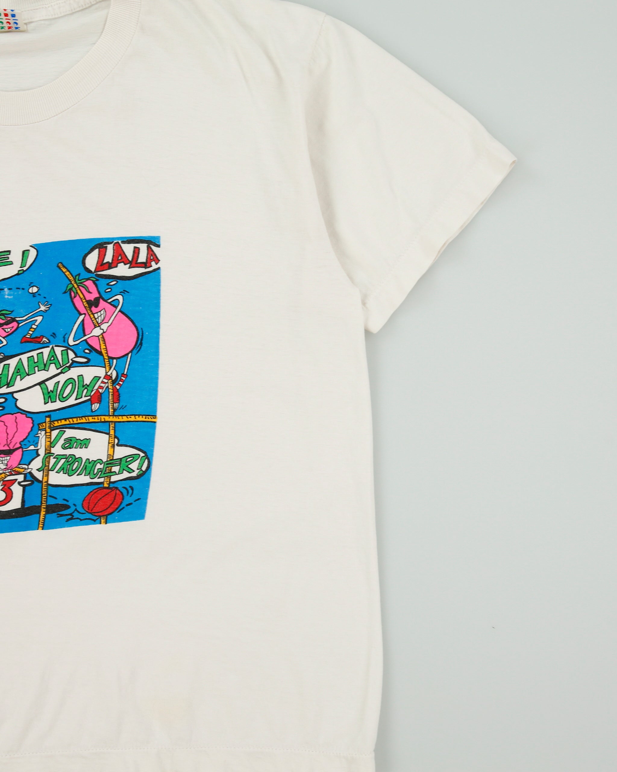 Vintage 1990s Make The World Go Pump Heavyweight Single Stitch Boxy Crewneck T-Shirt - M