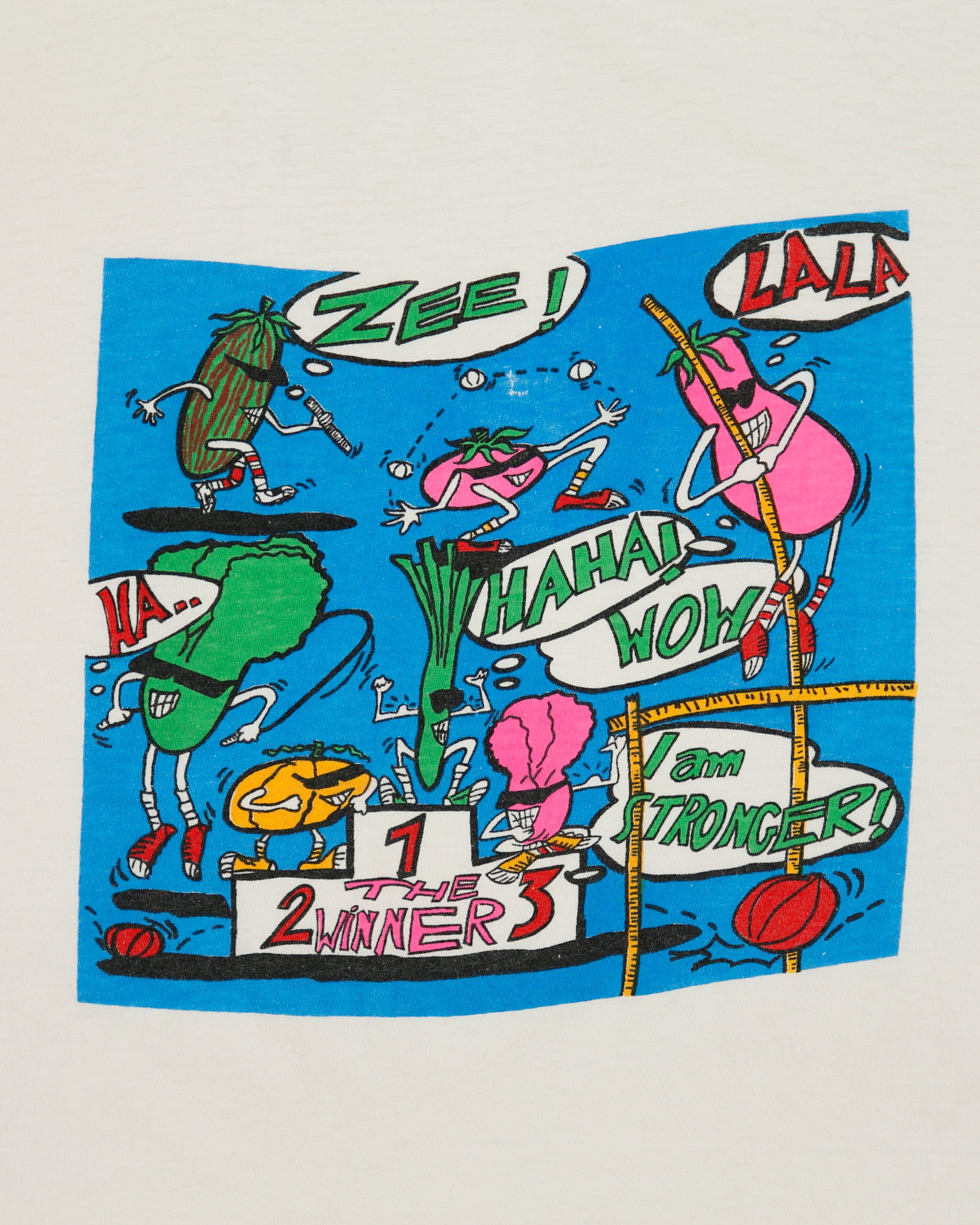 Vintage 1990s Make The World Go Pump Heavyweight Single Stitch Boxy Crewneck T-Shirt - M