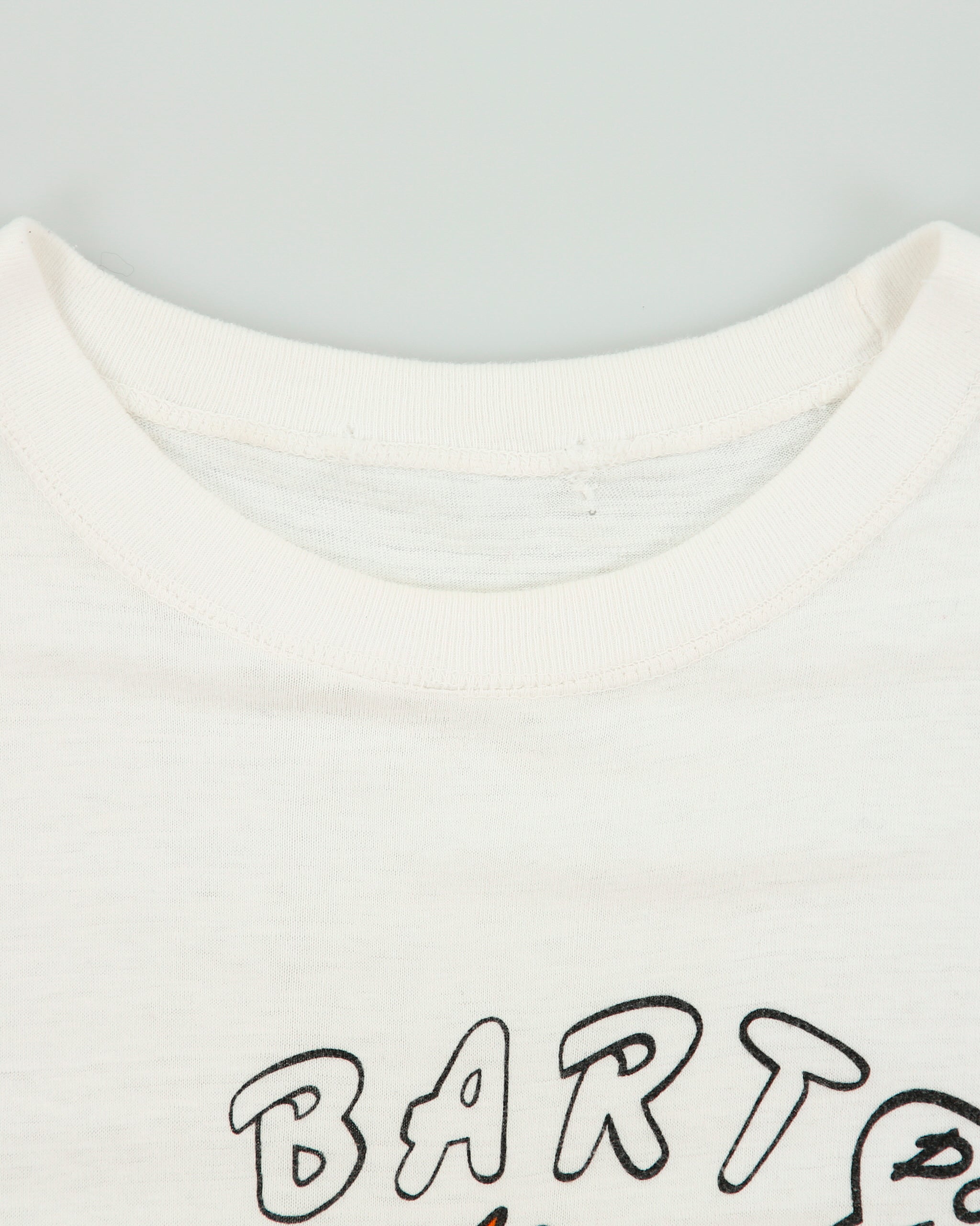 Vintage 1990s Bart Simpson Don't Have A Cow Man Heavyweight Long Sleeve Crewneck T-Shirt - M