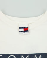 Vintage 1990s Tommy Jeans Heavyweight Made In USA Crewneck T-Shirt - M