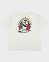 Vintage 1998 World Cup Team Italia Heavyweight Crewneck Football T-Shirt - L