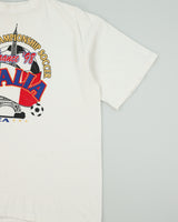 Vintage 1998 World Cup Team Italia Heavyweight Crewneck Football T-Shirt - L