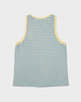 Vintage Stussy Striped Tank Top Pocket Vest - M