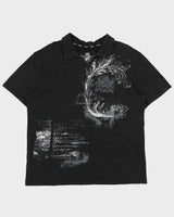 Vintage Y2K 00s Guess Graphic Buttonless Short Sleeve Polo Shirt - XL
