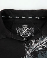 Vintage Y2K 00s Guess Graphic Buttonless Short Sleeve Polo Shirt - XL