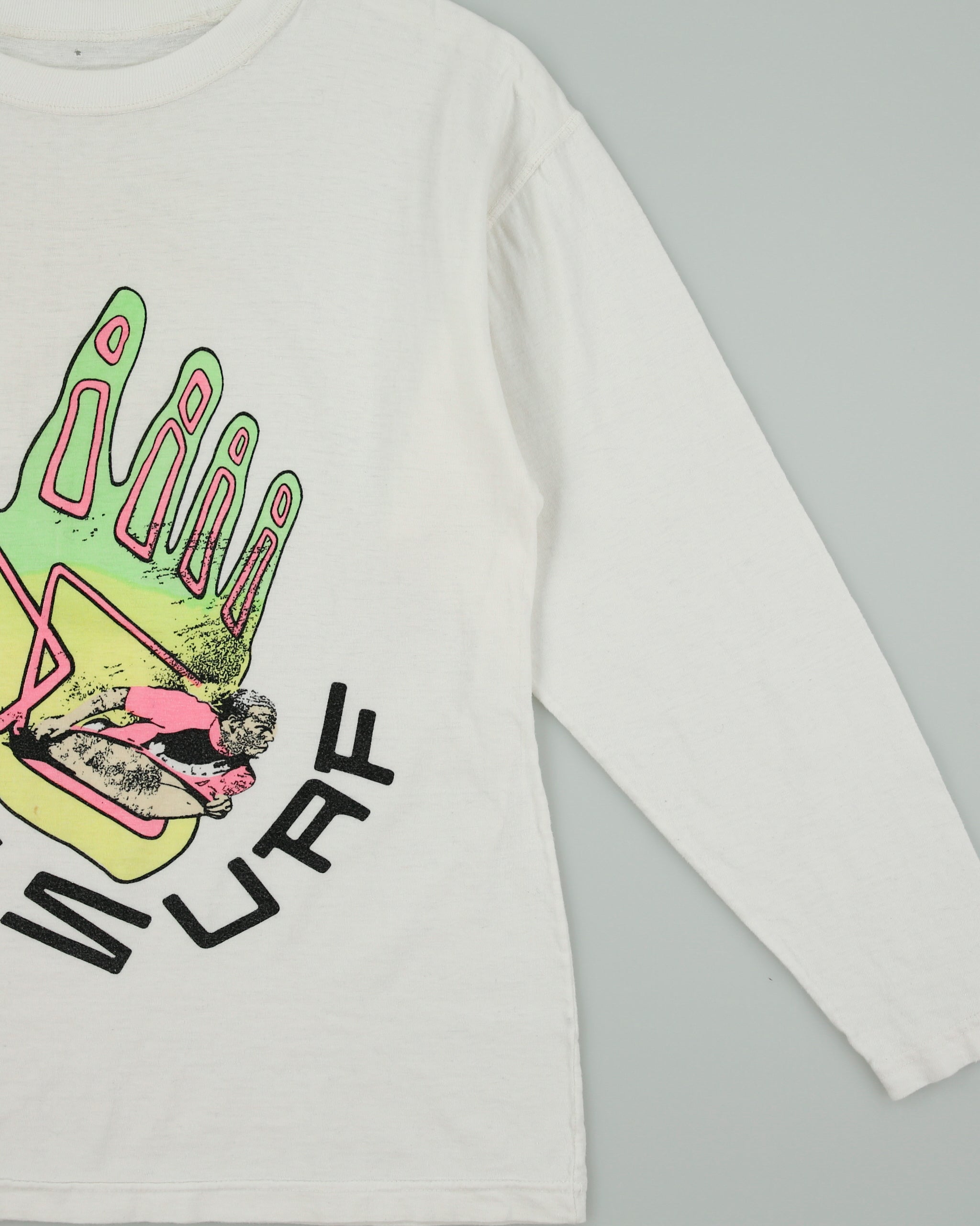 Vintage 1990s Body Surf Heavyweight Long Sleeve Crewneck T-Shirt - M