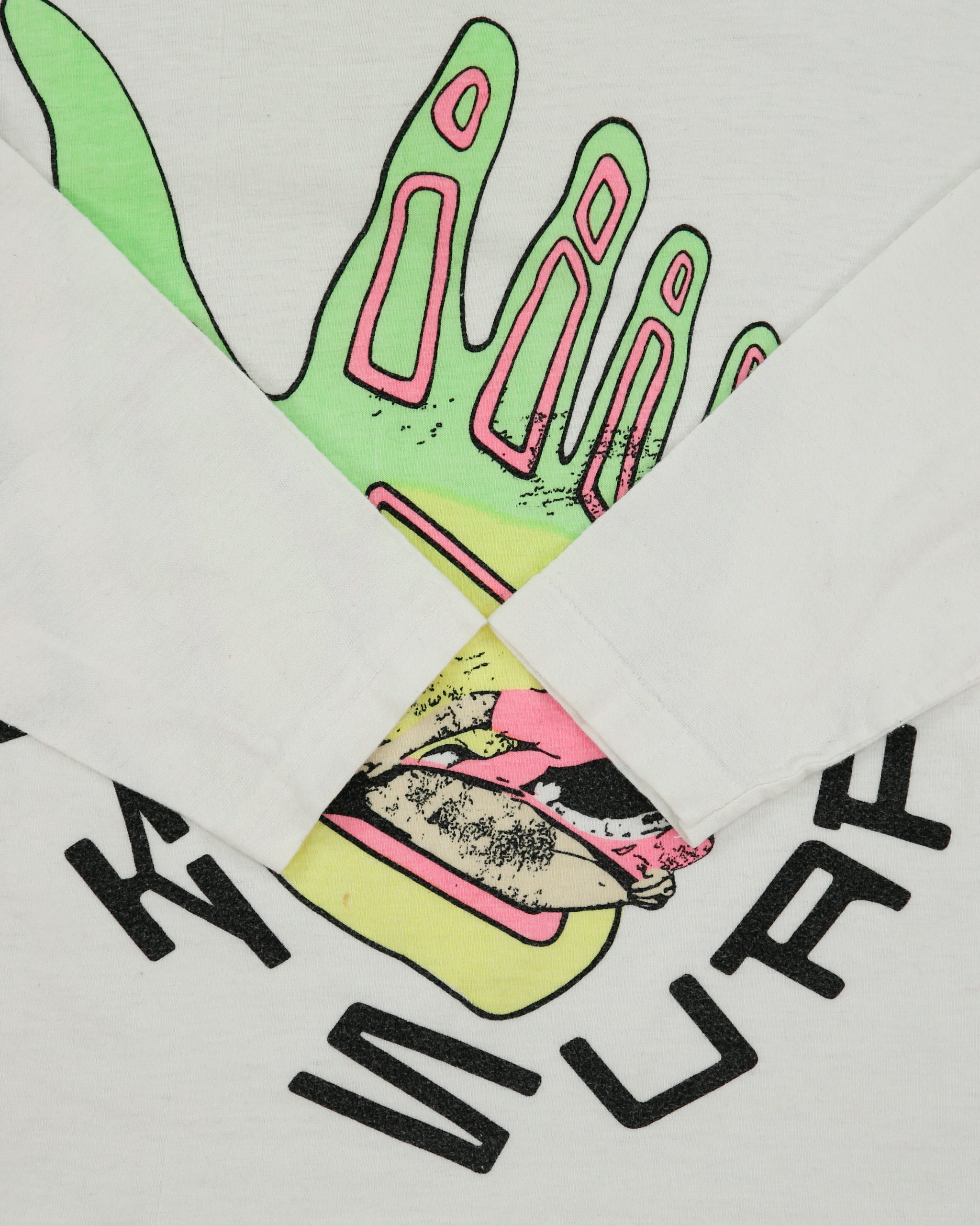 Vintage 1990s Body Surf Heavyweight Long Sleeve Crewneck T-Shirt - M