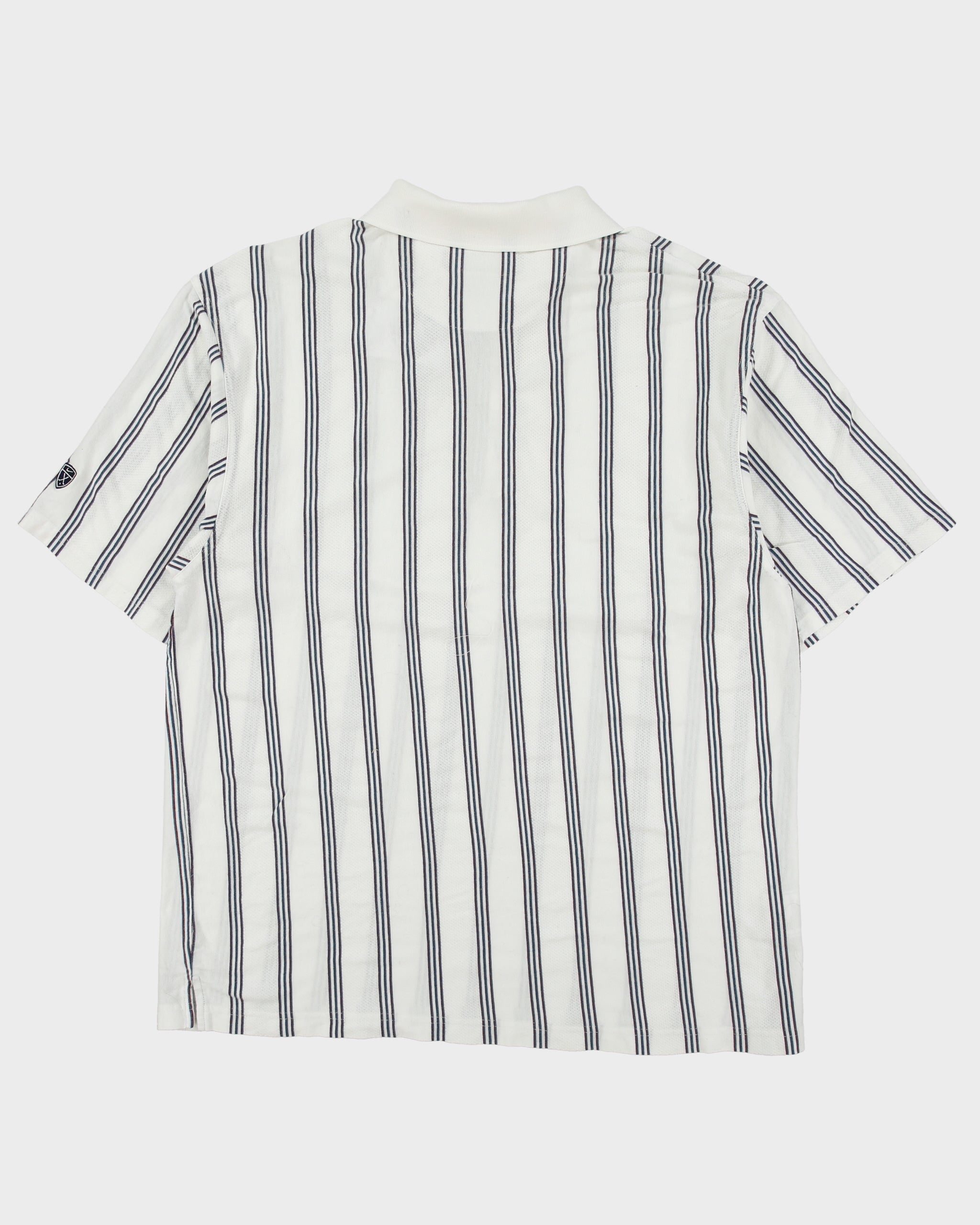 Vintage Y2K 00s Nike Golf Striped Short Sleeve Polo Shirt - L