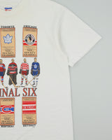 Vintage 1998 NHL Original Six Heavyweight Hanes Ultimate Made In Canada Crewneck T-Shirt - XL