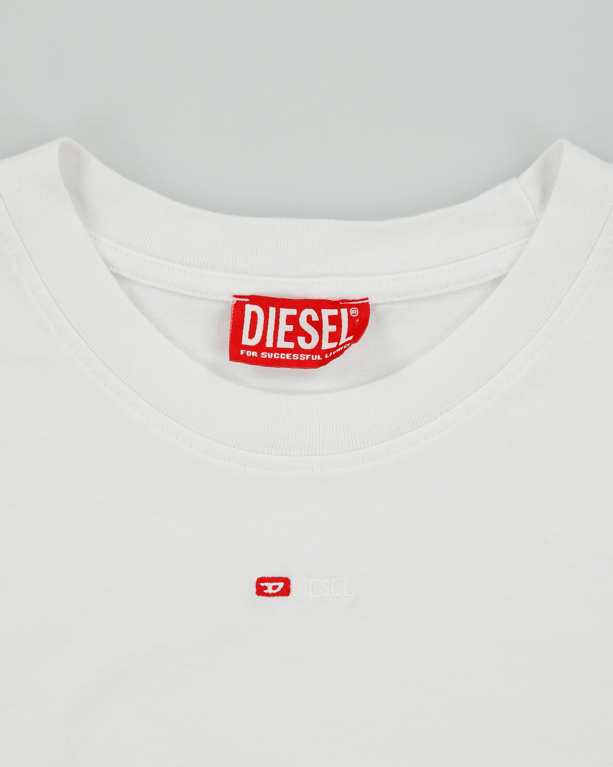 Diesel MICRODIV Embroidered Heavyweight Crewneck T-Shirt - L