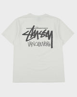 Vintage Stussy Vancouver Stock Logo Heavyweight Crewneck T-Shirt - M