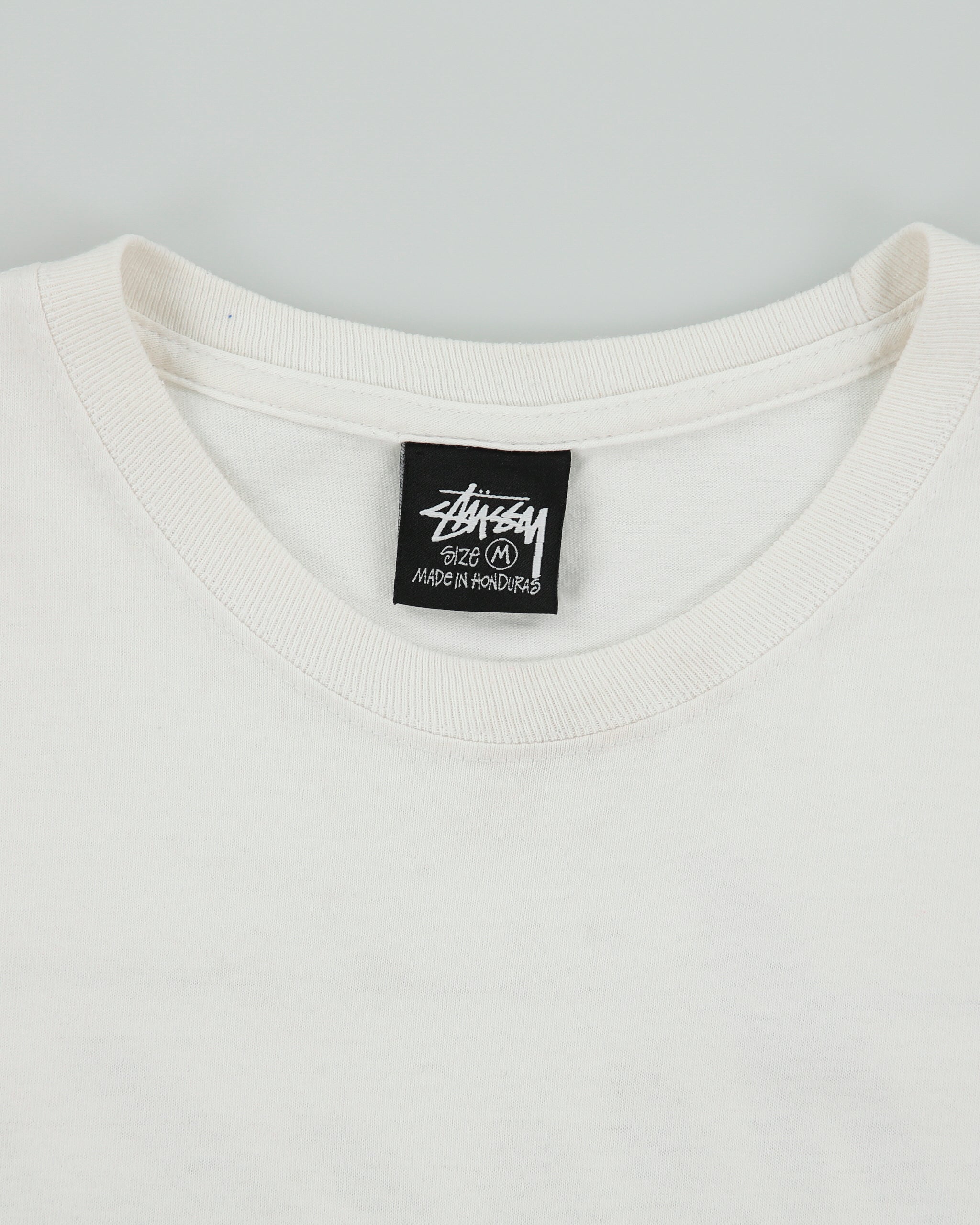 Vintage Stussy Vancouver Stock Logo Heavyweight Crewneck T-Shirt - M