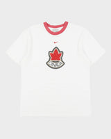 Vintage Y2K 00s Nike Centre Swoosh Canada Heavyweight Made In America Crewneck T-Shirt - L