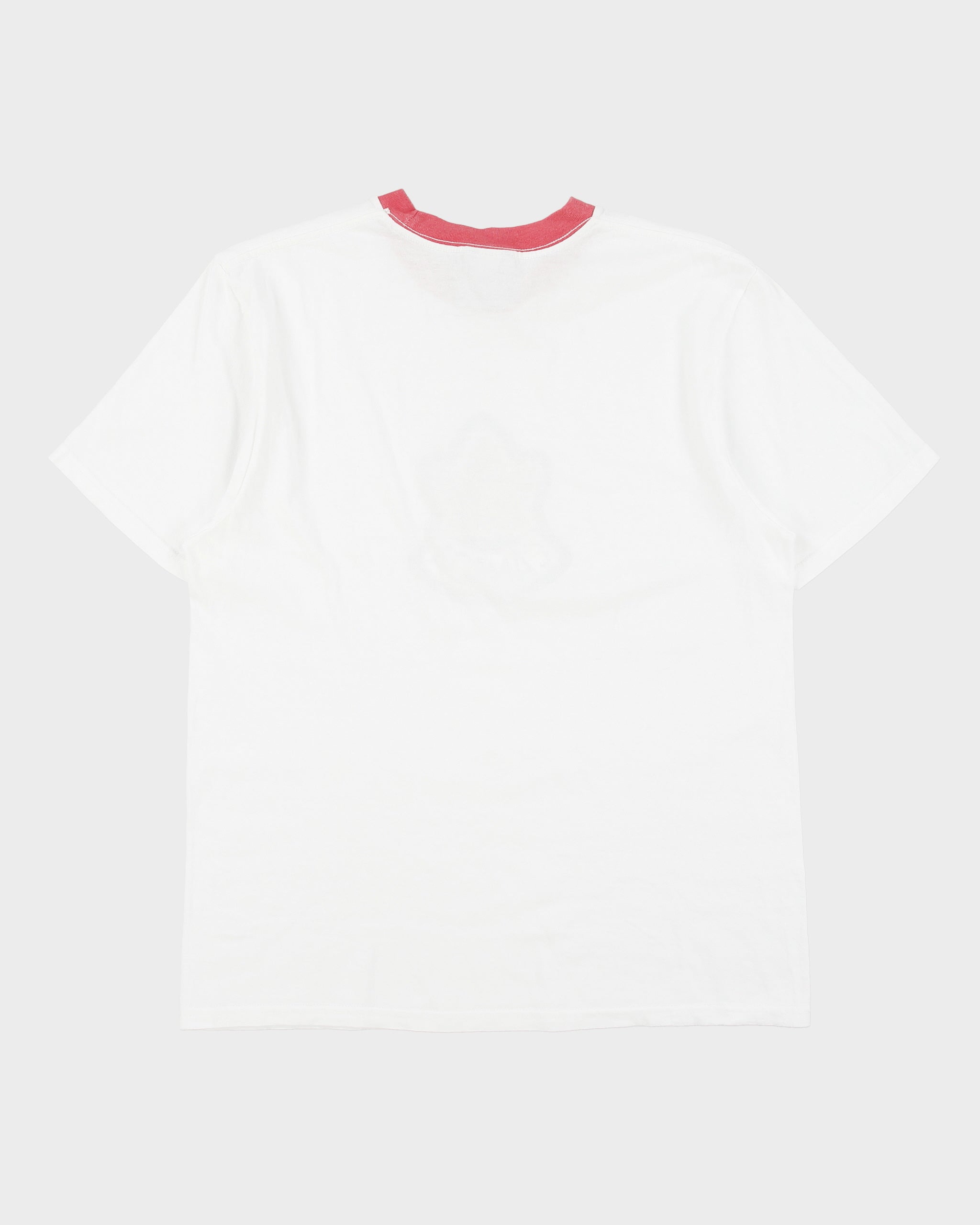 Vintage Y2K 00s Nike Centre Swoosh Canada Heavyweight Made In America Crewneck T-Shirt - L