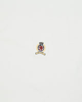Vintage 1990s Tommy Hilfiger Heavyweight Crest Embroidered Made In America Crewneck T-Shirt - L