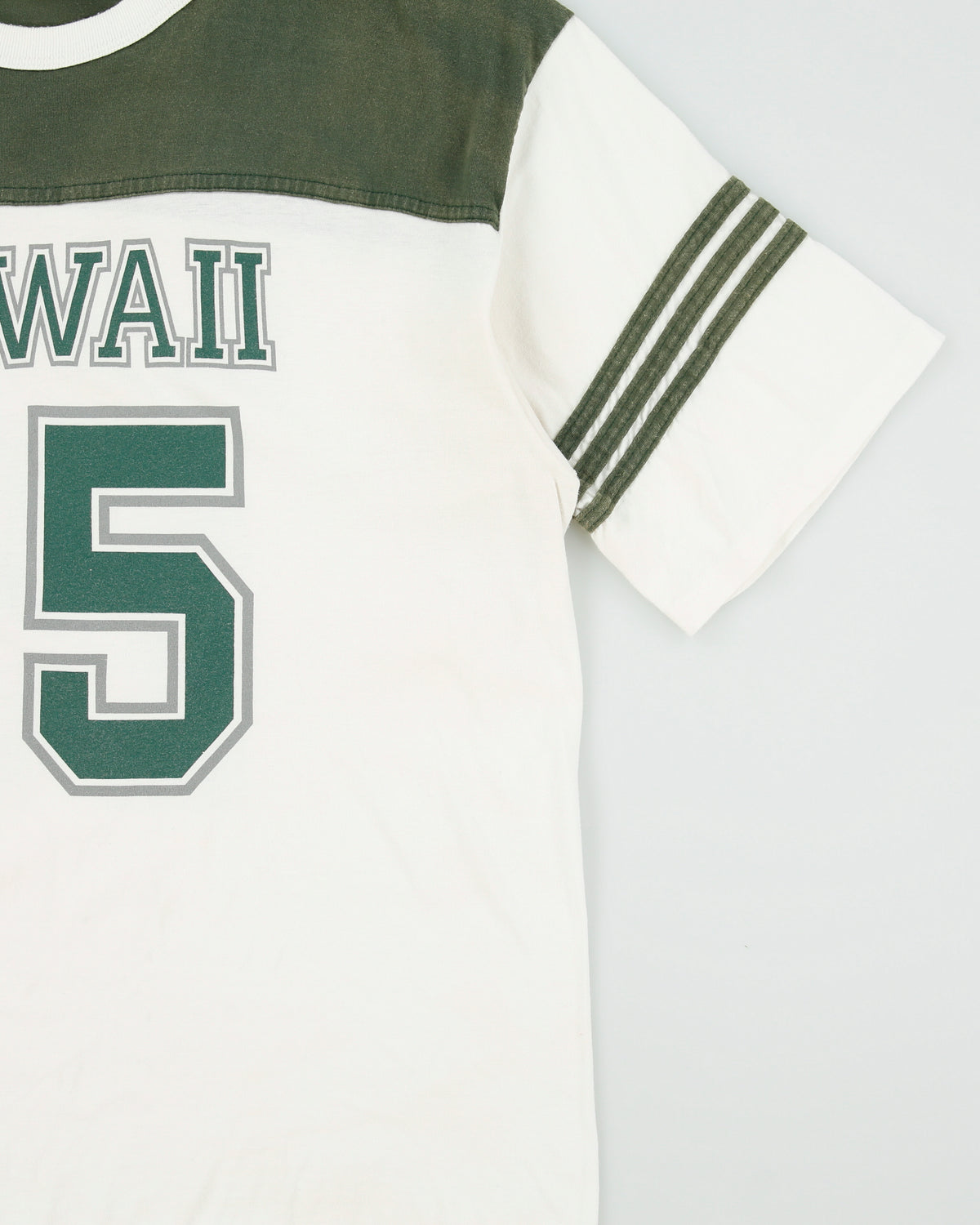 Vintage 1990s Alore Heavyweight Hawaii Football Single Stitch Made In USA Crewneck T-Shirt - XL