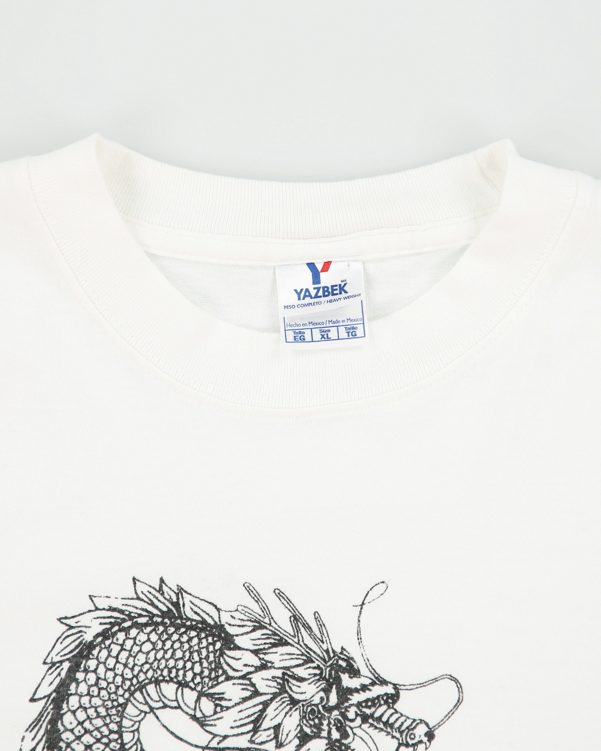 Vintage Y2K 00s China Town San Francisco Heavyweight Crewneck T-Shirt - XL