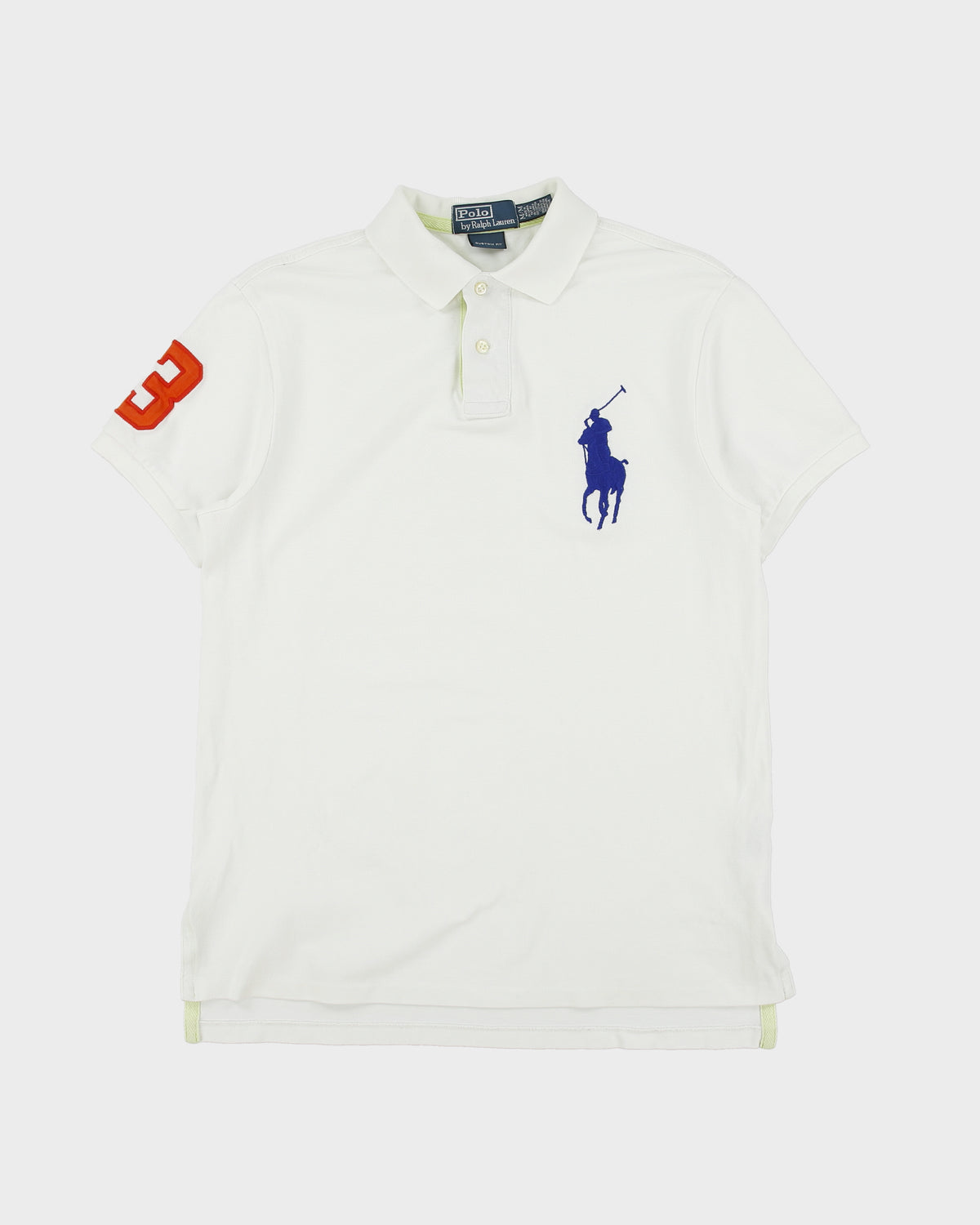 Vintage Y2K 00s Polo Ralph Lauren Big Pony Custom Fit Short Sleeve Polo Shirt - M
