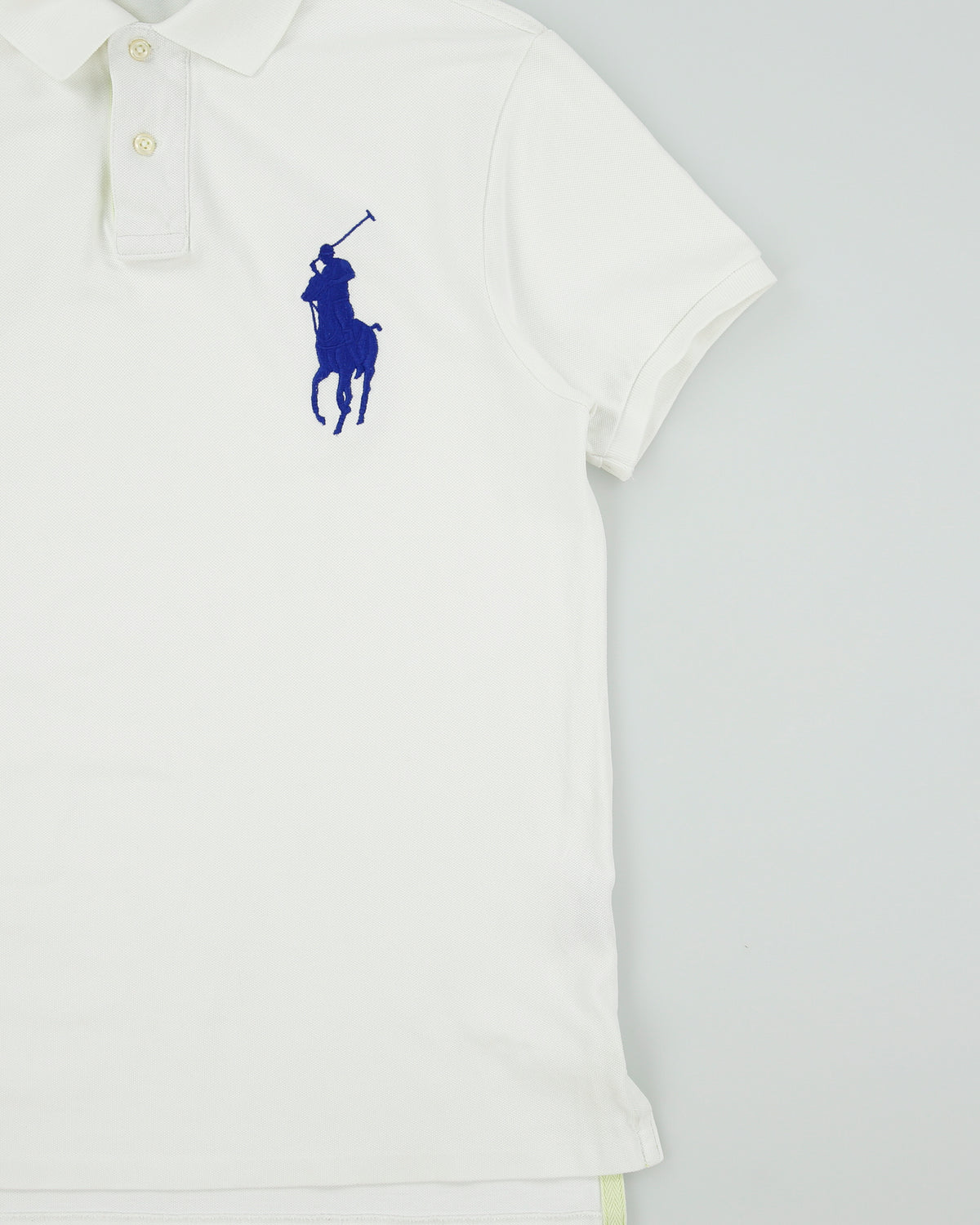 Vintage Y2K 00s Polo Ralph Lauren Big Pony Custom Fit Short Sleeve Polo Shirt - M