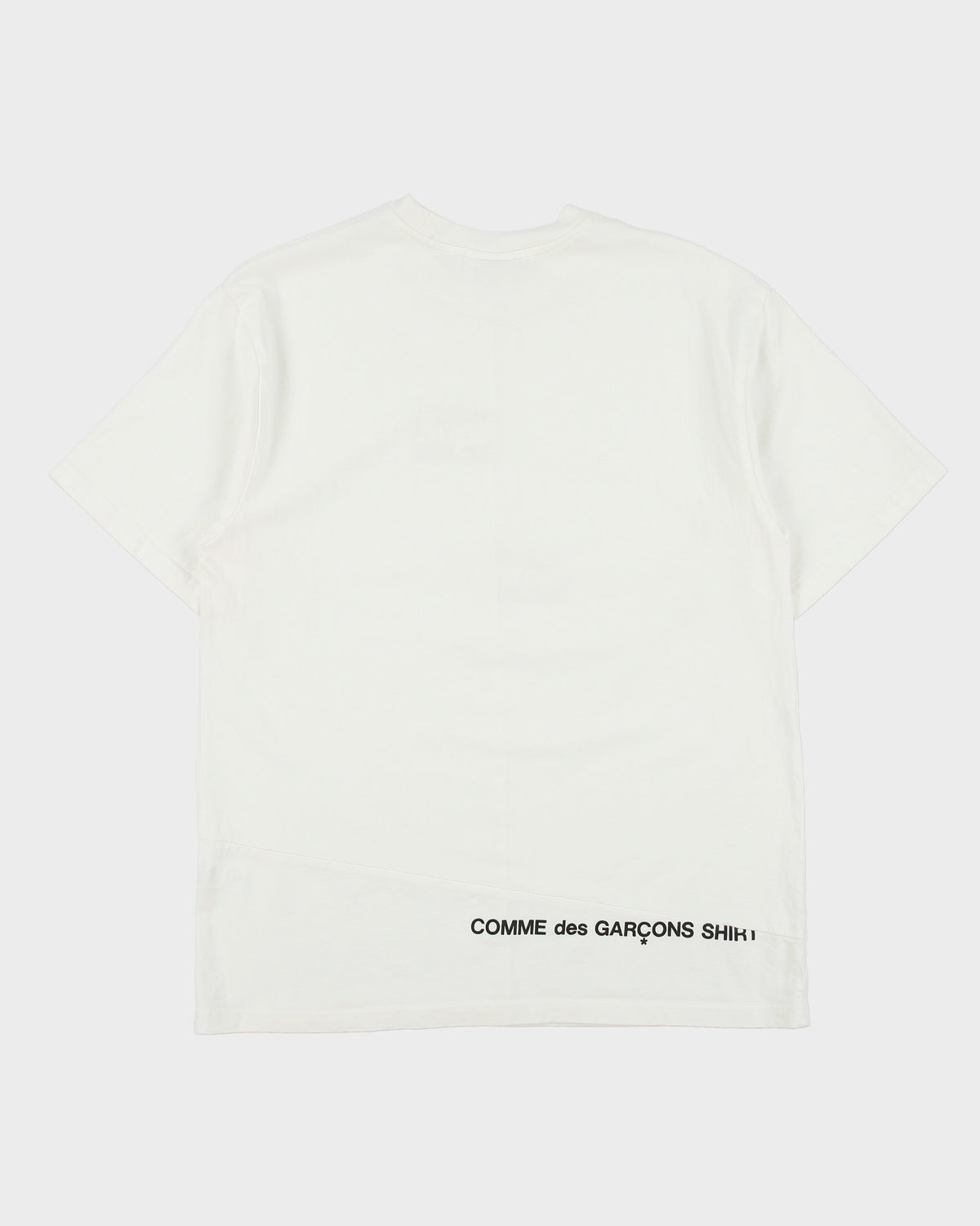 FW18 Comme Des Garçons x Supreme Heavyweight Split Box Logo Crewneck Shirt - S