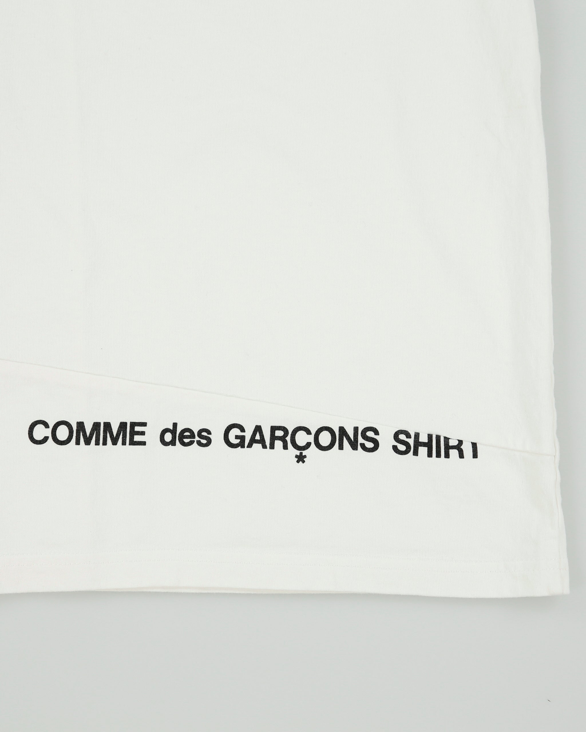 FW18 Comme Des Garçons x Supreme Heavyweight Split Box Logo Crewneck Shirt - S