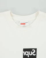 FW18 Comme Des Garçons x Supreme Heavyweight Split Box Logo Crewneck Shirt - S
