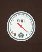 Vintage Y2K 00s Comedy Fuel Gauge Heavyweight Gildan Ultra Crewneck T-Shirt - M